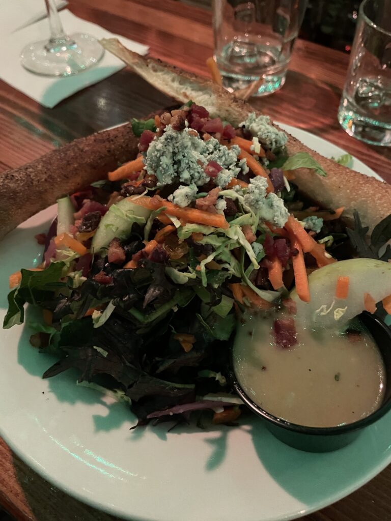 Harvest Salad @ The Old Country Inn, Pine, AZ-Route 66 Winslow to Williams Arizona