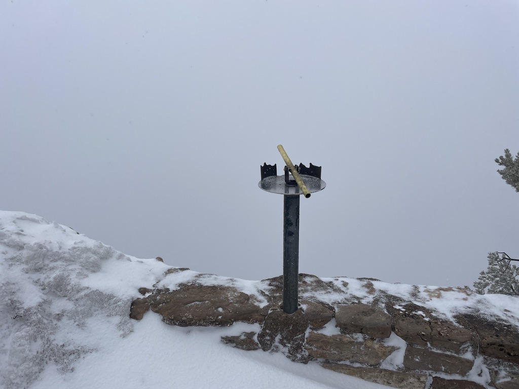 Blizzard at the Grand Canyon