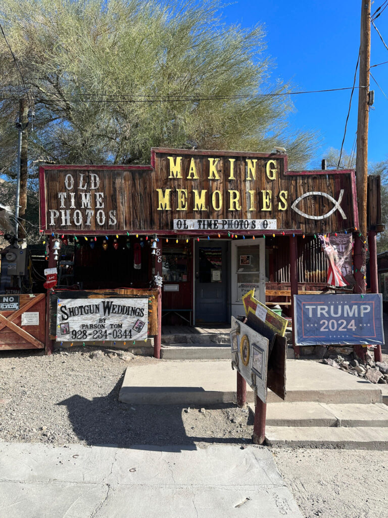 Making Memories in Oatman Arizona