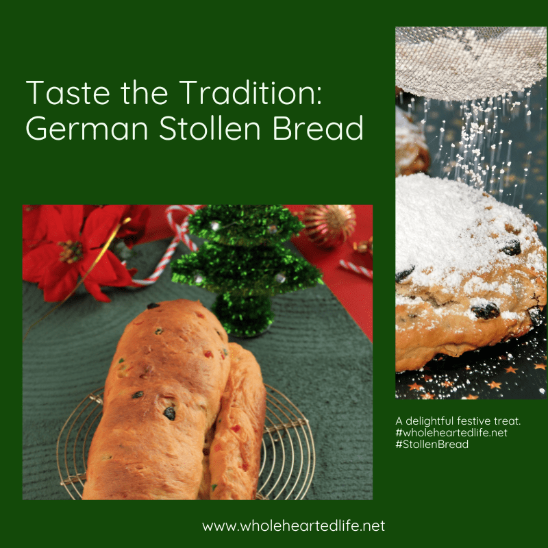 German Christmas Stollen Bread
